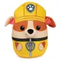 PAW Patrol Rubble minkštas žaislas, oficialus žaislas iš populiariojo animacinio serialo, spaudžiamas pliušinis šunelis vaikams nuo 1 metų, 30 cm