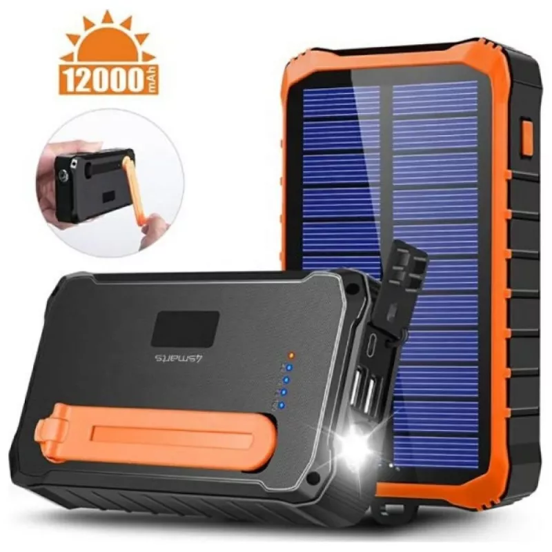Powerbank Propper Solar 12000mAh pilka