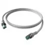 Sacon EasyLan DualBoot PushPull jungiamasis kabelis RJ-45 (M) į RJ-45 (M) 1 m STP CAT 6a pilkas (CPP1OAAAAA0010)