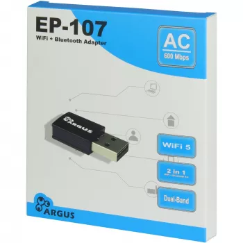 Tinklo plokštė Inter-Tech 88883056 WLAN Bluetooth 600 Mbit/s