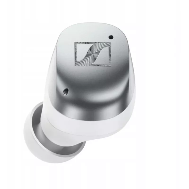 SENNHEISER Momentum MTW4 belaidės Bluetooth triukšmo slopinimo sportinės ausinės – balta ir sidabrinė