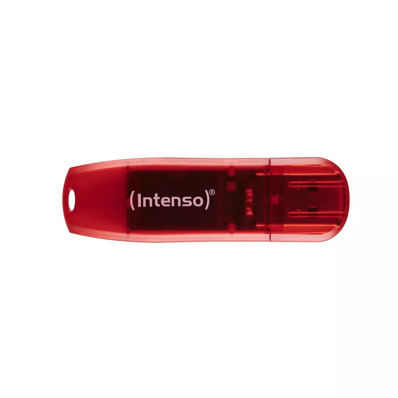 USB atmintukas Intenso 128 GB USB Type-A 2.0 Raudonas permatomas