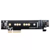 Silverstone SST-ECM28 M.2/SATA adapterio kortelė, PCIe 4.0, 1x M-Key, 1x SATA