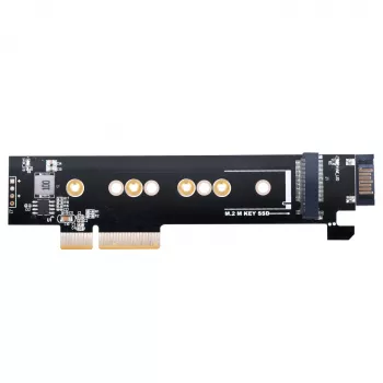 Silverstone SST-ECM28 M.2/SATA adapterio kortelė, PCIe 4.0, 1x M-Key, 1x SATA