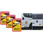 Įspėjamieji atšvaitai transporto priemonei IWH 097610 – 3 vnt. rinkinys