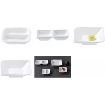 Padažų dubenėlis Ritzenhoff & Breker GUSTO 80 mm baltas porcelianas, tinkamas plauti indaplovėje