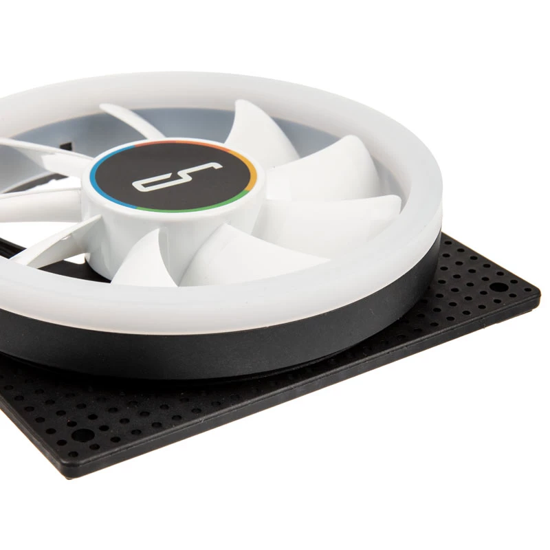 Ventiliatorius Cryorig Crona X 120 mm Baltas — 400–1700 RPM, 60.6 CFM, 2.65 mmH2O