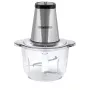 Elektrinis smulkintuvas HEINRICH'S HMZ 8850, 500 W, 2 L dubuo, 4 peiliai, technopolimeras, sidabrinis