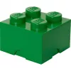 LEGO Storage Brick 4 Green, žalias dėžės formos indas