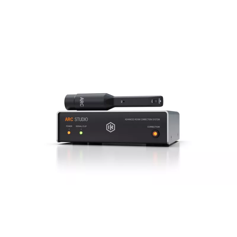 Monitorėliai IK Multimedia ARC Studio IP-ARC-STUDIO-IN, 50 W, 50 Ω, 24 bit / 96 kHz, juodi, 465 g