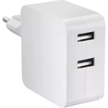 VOLTCRAFT SPS-2400/2+WH-N VC-11331785 USB įkroviklio lizdas, išėjimo srovė (maks.) 4800 mA, 2 x USB