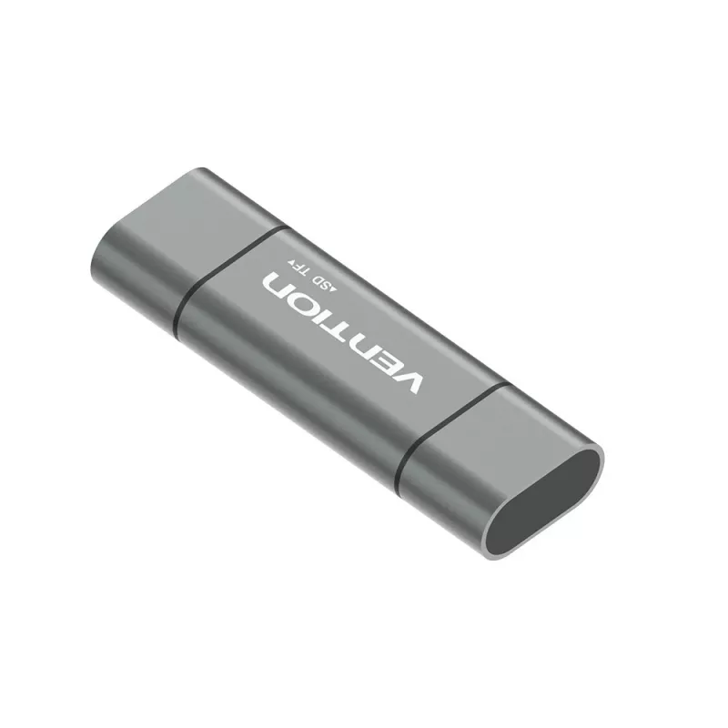 Vention USB3.0 Daugiafunkcinis kortelių skaitytuvas Pilka Metalinė
