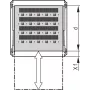 SCHROFF 19SHELF TELE.2U 600D RAL7035 – stovo lentyna 2U, 600 mm gylio, pilka (22130353)