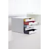 Dėžutė dokumentams Durable VARICOLOR Mix 5 plastikinė, 5 spalvoti stalčiai, balta 762527