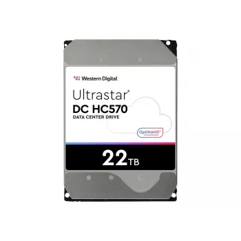 3,5 colio SAS HDD Western Digital Ultrastar DH HC570 22 TB, 12 Gbit/s, 7200 RPM, 512 MB talpykla