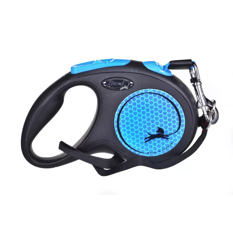 FLEXI New Neon M – ištraukiamas pavadėlis – 5 m