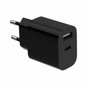 USB įkroviklis universalus juodas/2 prievadai TA-UC-2AC12-01-BK GEMBIRD