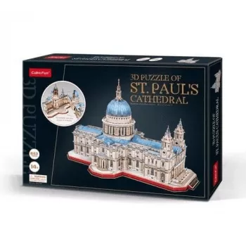 3D dėlionė Cubicfun Šv. Pauliaus katedros modelis 306-20270 – architektūrinis replikos rinkinys