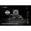Termopasta SAVIO TG-04 4 g — šilumos laidumas 14.5 W/m·K, darbinė temperatūra nuo -250 iki 300 °C, pilka