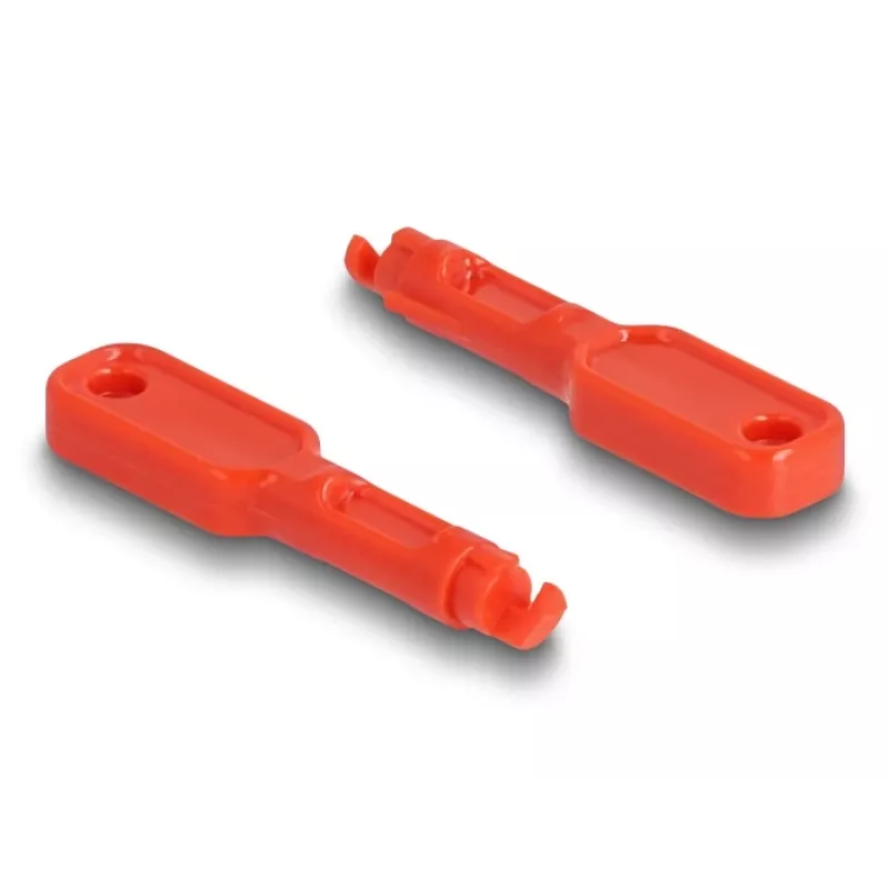 RJ-45 prievado blokatorius DeLOCK 20928 raudonas plastikinis 11 vnt.