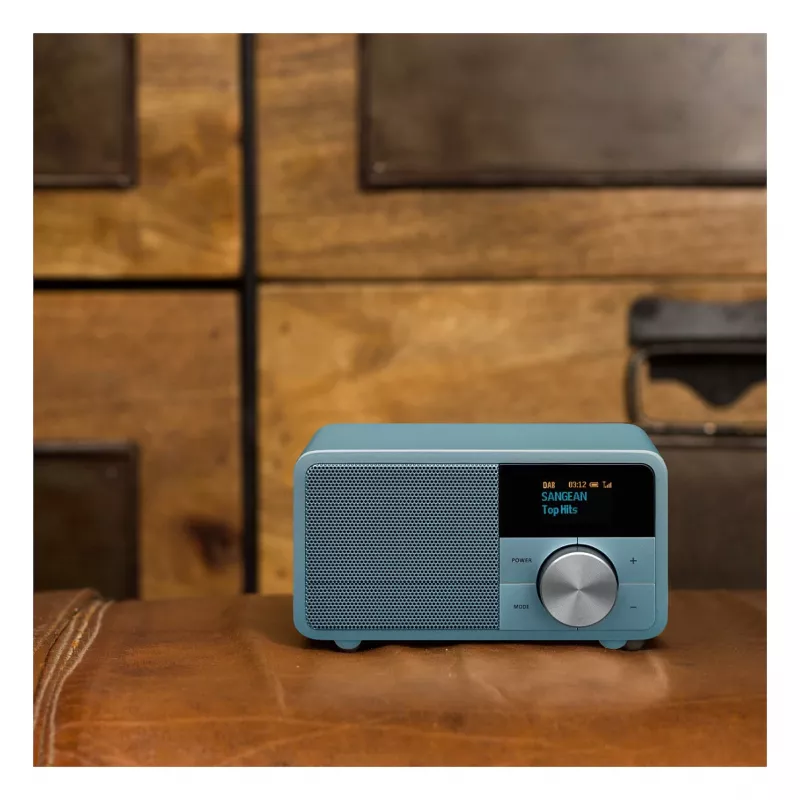 Sangean DDR-7 Norse Blue asmeninis stalo radijo imtuvas, DAB+, FM, AUX, Bluetooth, turkio spalva