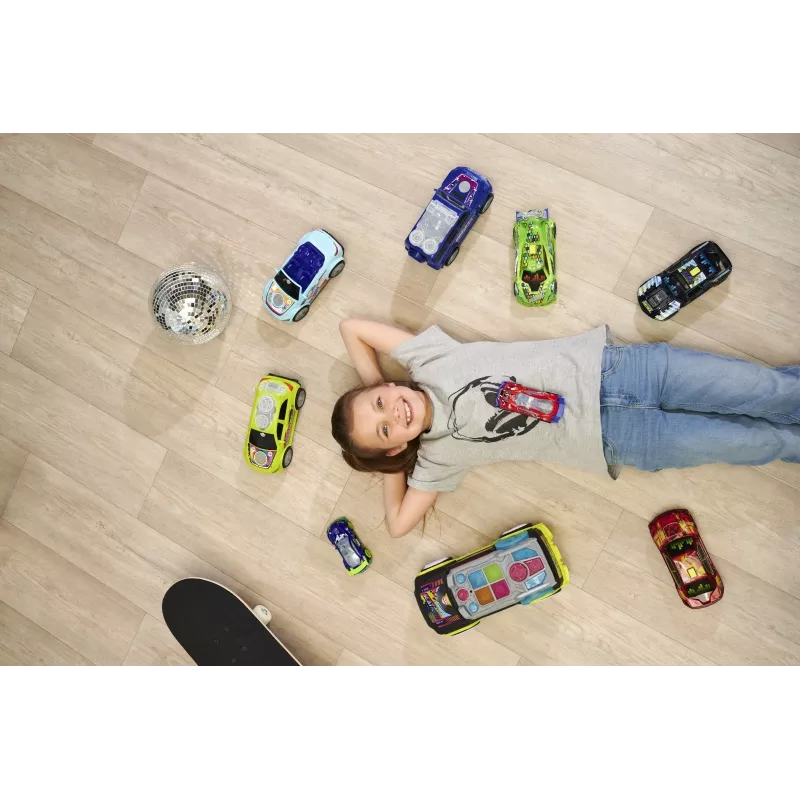 Dickie Toys Mercedes-Benz E-Class Beat Spinner mėlyna, 3 AA baterijos