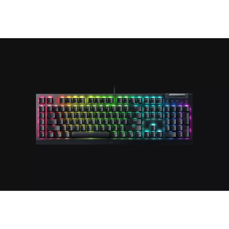 Razer BlackWidow V4 X klaviatūra žaidimams USB QWERTZ vokiška juoda