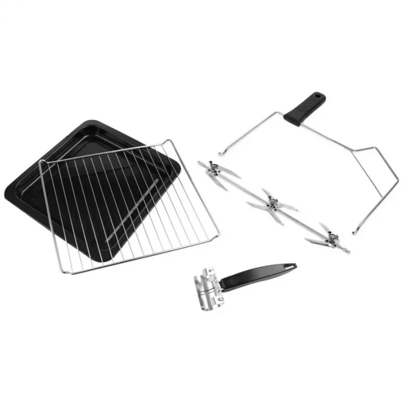 Orkaitė-skrudintuvas Rommelsbacher BG 1805/E Nerūdijantis plienas – 42 L, 80–230 °C, 7 režimai, rotiseris