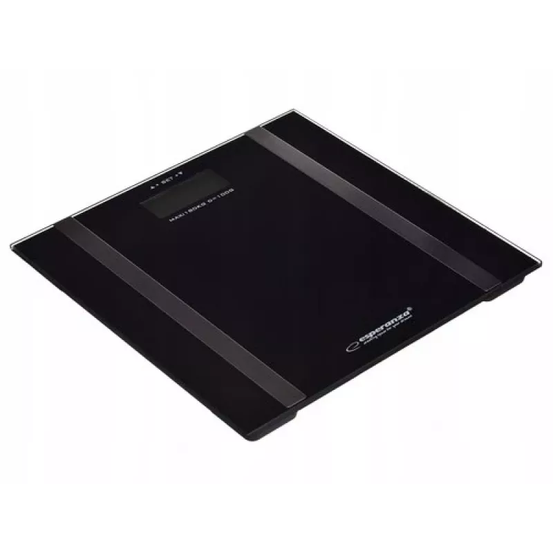 Asmeninės kūno svorio svarstyklės Esperanza EBS018K – elektroninės, 180 kg, juodos