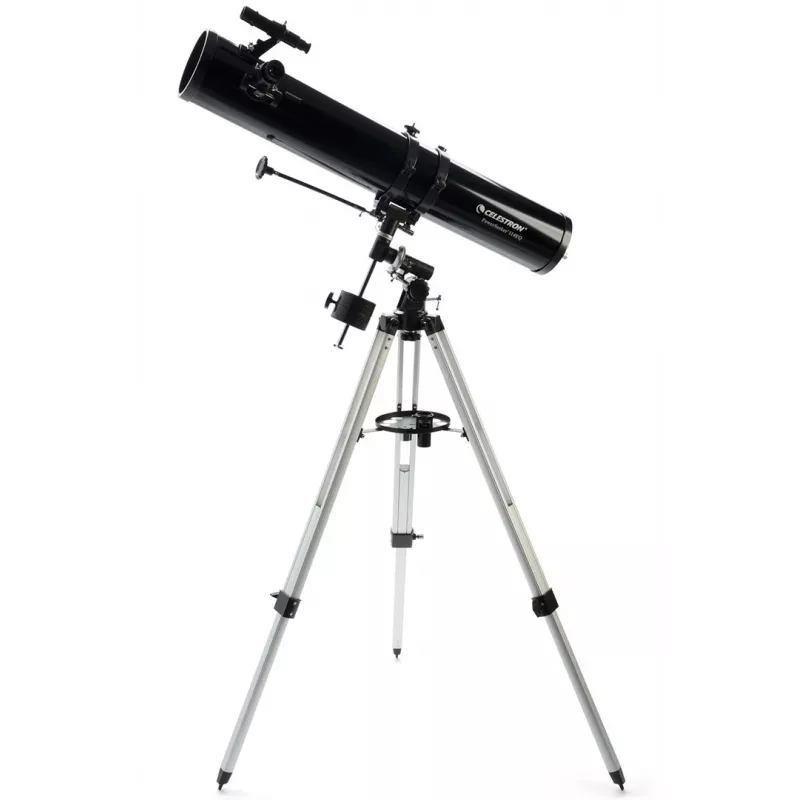 Celestron PowerSeeker 114EQ Refraktoriaus teleskopas 45x Juodas