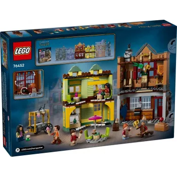 LEGO Harry Potter 76452 „Quidditch Supplies“ ledų kiosko mini konstruktorius, 795 dalių, 6 minifigūrėlės, nuo 8 m.