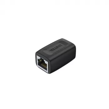 Lyties keitiklis Unitek A1026BK RJ-45 moteriškas į moterišką Cat7 1 Gbit/s juodas