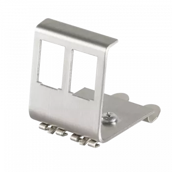Logilink DIN-Rail adapter - Keystone Jack-DIN adapter tvirtinimui ant bėgelio - 2 prievadai (MP0052)