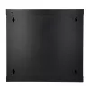 EXTRALINK LITE 9U 530×400 sieninis stelažo korpusas juodas su lentyna