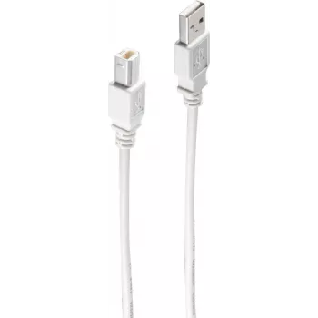 shiverpeaks BS77021 USB kabelis 1 m USB 2.0 USB A – USB B pilkas (BS-77021)