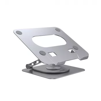 Laptop stovas Unitek OT180SL01 aliuminis 25,4–40,6 cm (10–16 colių) ekranams, 360° sukimas, 0–180° pakreipimas