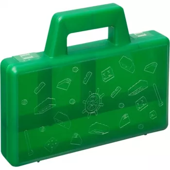 Laikymo dėžė Room Copenhagen Sorting Box LEGO 40870003 Žalia – modulinis žaislams suderinamas organizatorius