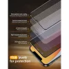 NEVOGLASS 3D PRIVACY apsauginis stiklelis skaidrus, iPhone 17 Pro / 16 Pro