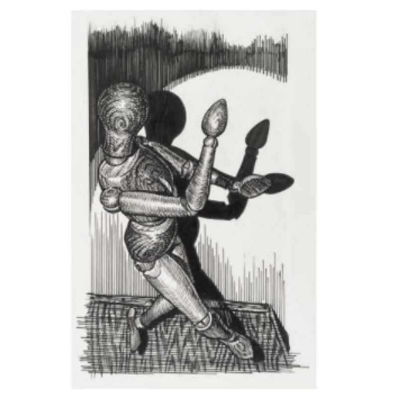 Mechaninis pieštukų rinkinys Faber-Castell 167154 — 6 vnt., juodas plastikinis korpusas, juodas grafitas