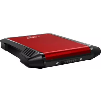 ADATA EX500 išorinis HDD/SSD korpusas juodas, raudonas 2.5 colio