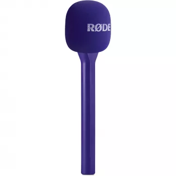 Mikrofono gaubtas (violetinis) Rode Interview GO lavalier rinkiniui – aksesuarinis pop filtras / vėjo gaubtas