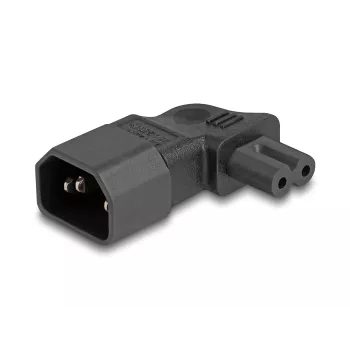 Maitinimo adapteris DeLOCK 80473 C14 į C7 2,5 A 90° juodas