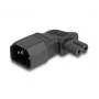 Maitinimo adapteris DeLOCK 80473 C14 į C7 2,5 A 90° juodas