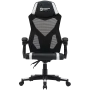 CANYON Flow MCH01 Mesh Black White kėdė žaidimams