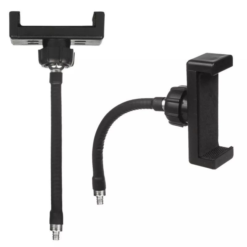 Maclean MCE610 10 colių 12W LED žiedinė šviesa su trikoju ir Bluetooth nuotolinio valdymo pulteliu, 3 spalvų temperatūros, 10 ryškumo lygių (10–100%), 160 LED, išmaniojo telefono laikiklis