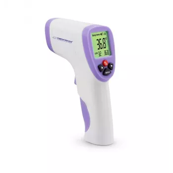 Esperanza ECT002 bekontaktis kūno temperatūros termometras, violetinis/baltas