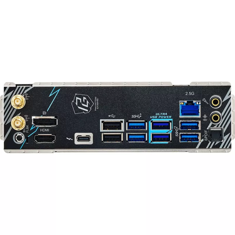 Motininė plokštė ASRock B860M Lightning WiFi – Intel B860, LGA1851, microATX, DDR5, 4 DIMM, Wi‑Fi 6E, 2.5Gb LAN, Thunderbolt 4