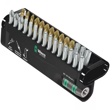 Wera Bit-Check 30 Wood 1 varžtų antgalių rinkinys