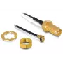 Koaksialinis adapteris I-PEX į RP-SMA DeLOCK 88379