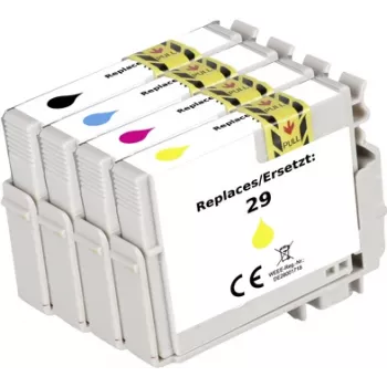 Renkforce rašalo rinkinys, suderinamas su Epson T2986 (C13T298640) – juoda, žydra, purpurinė, geltona RF-5705460